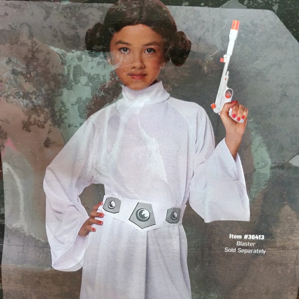 STAR WARS Princess Leia Halloween Costume Age 5-7